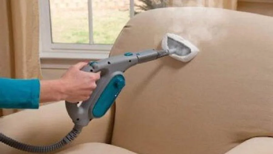 جهاز تنظيف كنب بالبخار الحار لإزالة البقع والتعقيم.